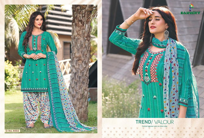 Kauvery Nyraa 4 Ready Made Cotton Fancy Ethnic Wear Designer Dress Collection